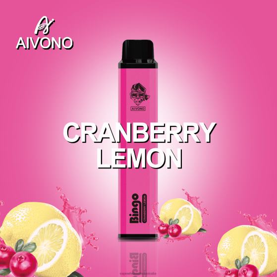 Vape Wholesale Distributor - Aivono AIM BINGO 4000 Cranberry Lemon D24H0140