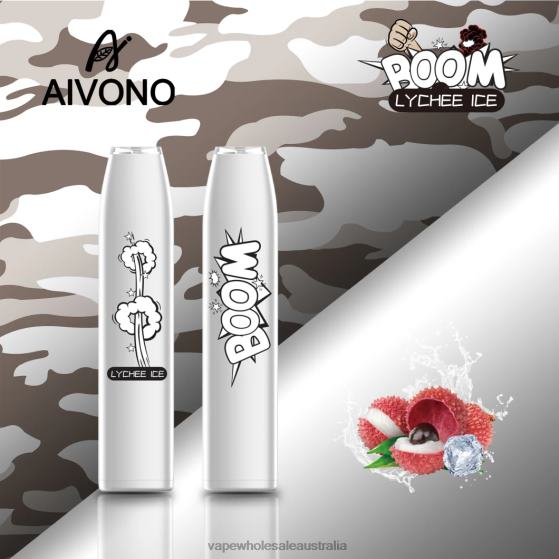 Vape Wholesale Distributor Australia - Aivono AIM BOOM 600 Lychee Ice D24H0365