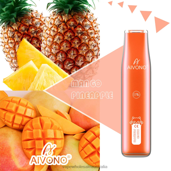 Vaping Supplies Near Me - Aivono AIM CAT 400 Mango Pineapple D24H0340