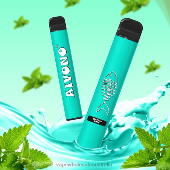 E Cigarettes Wholesale Suppliers - Aivono AIM FISHBONE 600 Cool Mint D24H0278