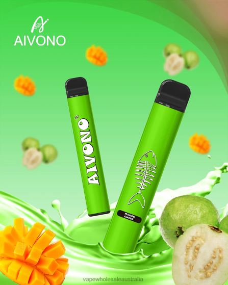 Vaping Supplies Near Me - Aivono AIM FISHBONE 600 Mango Guava D24H0283