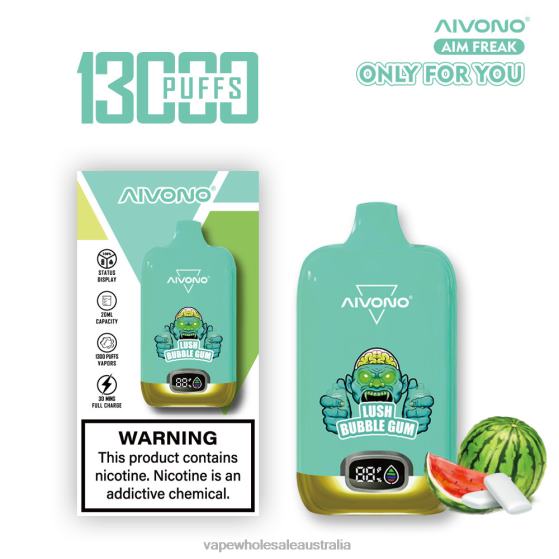 Vaping Supplies Amazon - Aivono AIM FREAK 13000 Lush Bubble Gum D24H0247