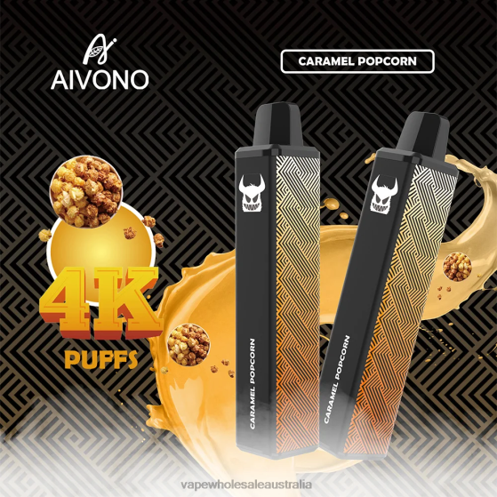 Electronic Cigarette Wholesale Supplier - Aivono AIM FREAK 4000 Caramel Popcorn D24H0261