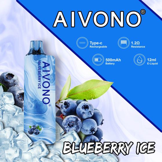 E Cig Wholesale Distributors - Aivono AIM GUN 7000 Blueberry Ice D24H0104