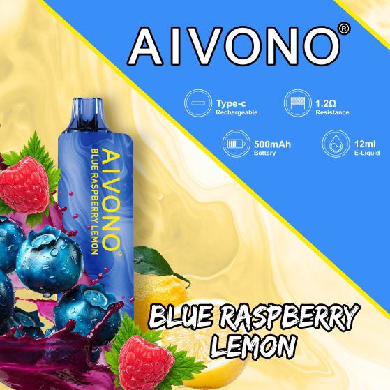 Electronic Cigarette Wholesale Supplier - Aivono AIM GUN 7000 Blueberry Raspberry Lemon D24H0109
