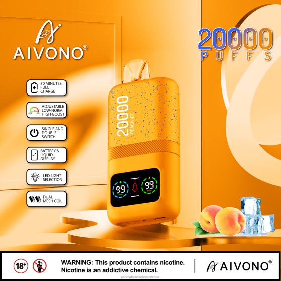 E Cig Wholesale Distributors - Aivono AIM magic 20000 Peach Ice D24H085