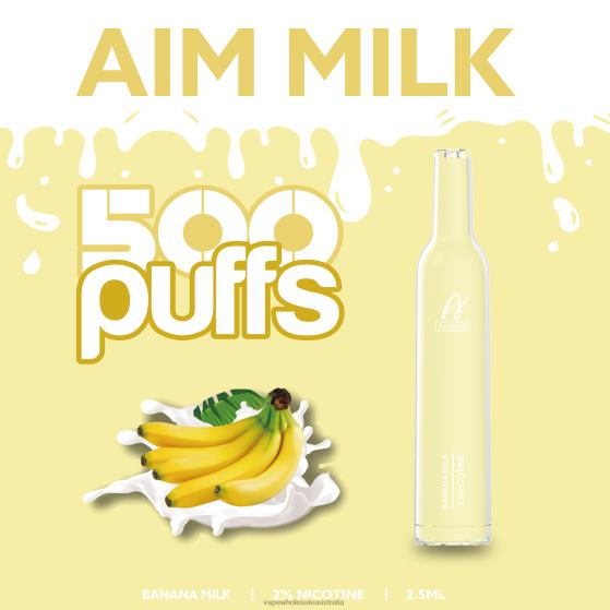 E Cig Wholesale Distributors - Aivono AIM MILK 500 Banana Milk D24H0275