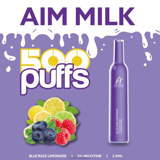 Vaping Supplies Near Me - Aivono AIM MILK 500 Blue Razz Lemonade D24H0264