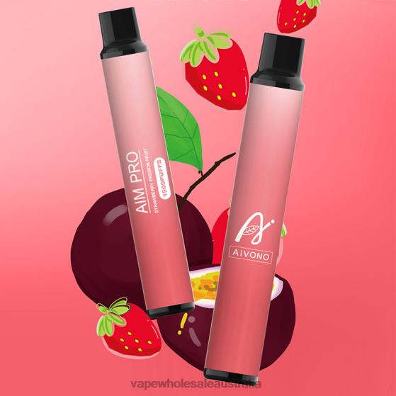 E Cig Wholesale - Aivono AIM PRO 1500 Strawberry Passion Fruit D24H0162