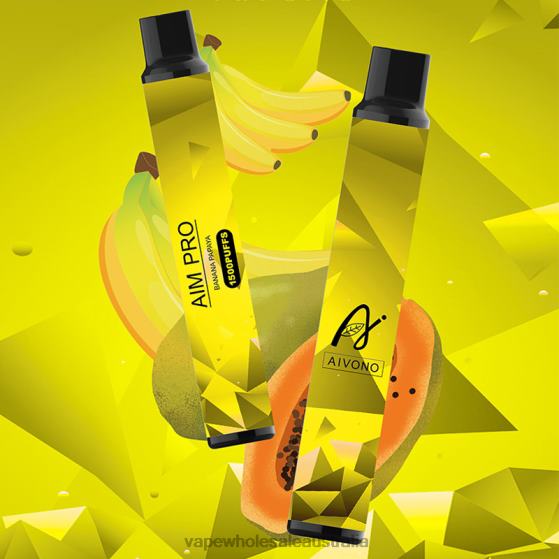Vaping Supplies Near Me - Aivono AIM PRO 1500 Banana Papaya D24H0169