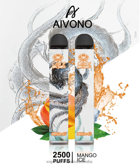E Cig Wholesale Distributors - Aivono AIM SNAKE 2500 Mango Ice D24H0313