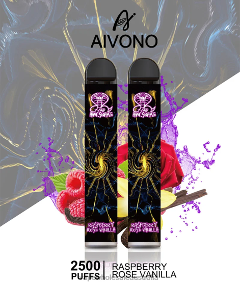 Electronic Cigarette Wholesale - Aivono AIM SNAKE 2500 Raspberry Rose Vanilla D24H0317