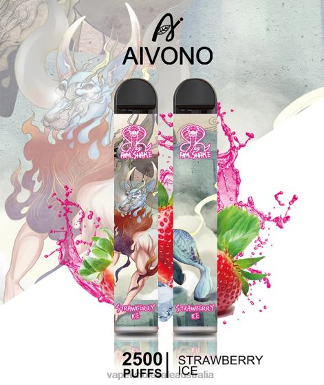 Electronic Cigarette Wholesale Price - Aivono AIM SNAKE 2500 Strawberry Ice D24H0319