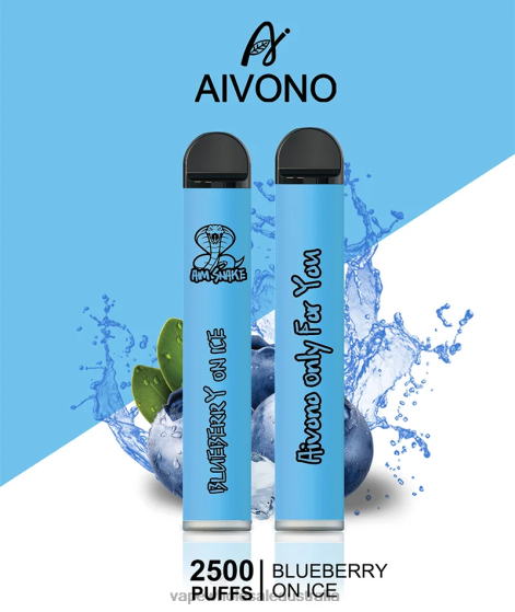 Electronic Cigarette Wholesale Supplier - Aivono AIM SNAKE 2500 Blueberry On Ice D24H0299