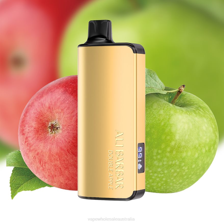 E Cig Wholesale Distributors - Alibarbar Ingot 9000 Disposable Vape Double Apple BZ4LD428