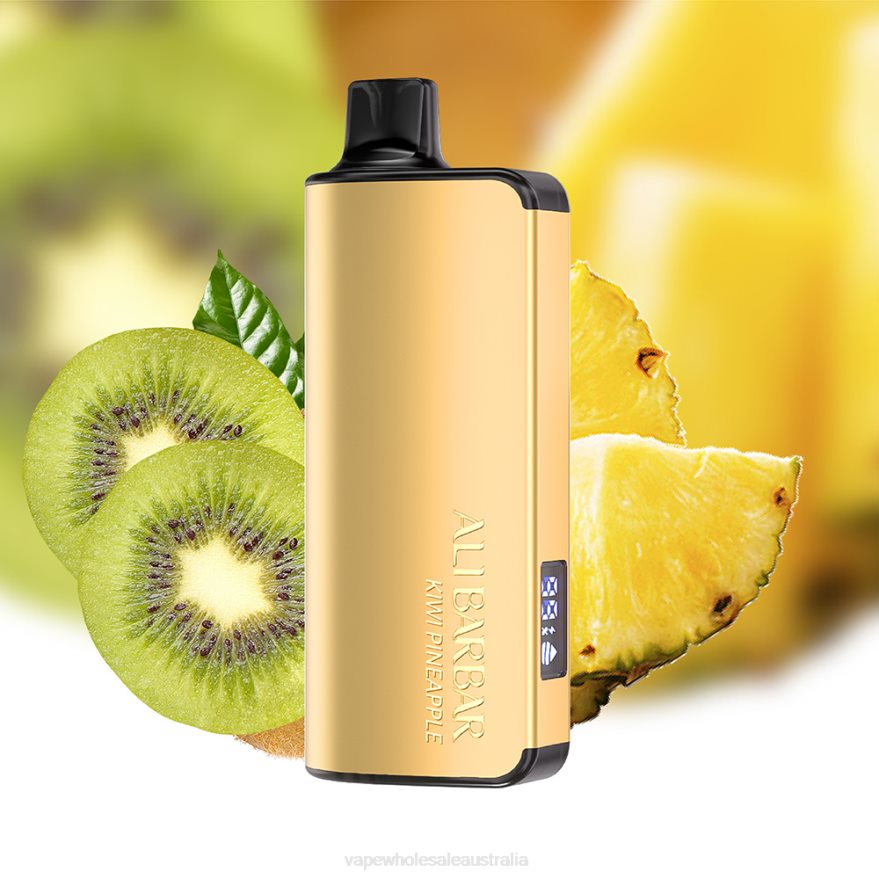 Vape Wholesale Australia - Alibarbar Ingot 9000 Disposable Vape Kiwi Pineapple BZ4LD421