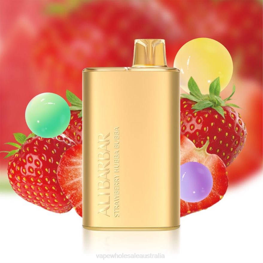E Cigarettes Wholesale Suppliers - Alibarbar Rich 8000 Disposable Vape Strawberry Hubba Bubba BZ4LD412