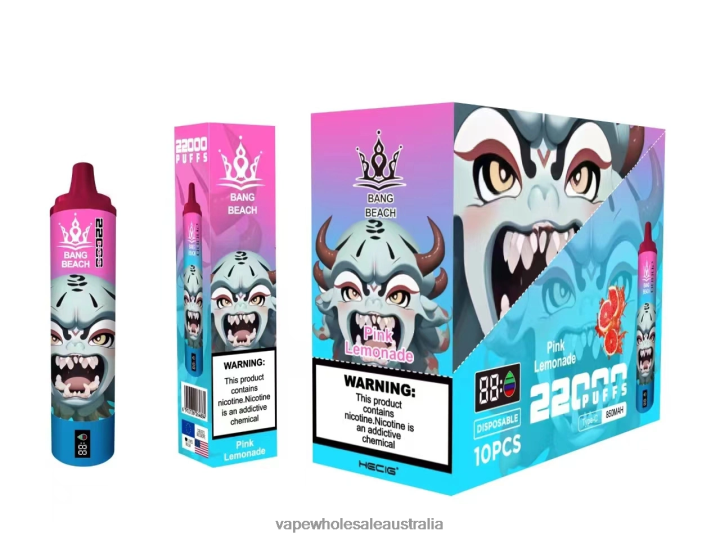 Electronic Cigarette Wholesale Price - Bang Beach 22000 Puffs Smart Screen Pink Lemonade 608HD15