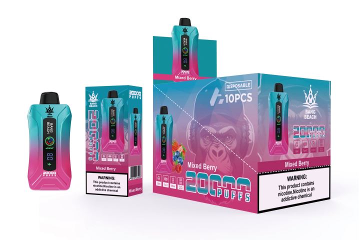 Vape Wholesale Supplier - Bang Beach 20000 Puffs Smart Screen Vape Mixed Berry 608HD5