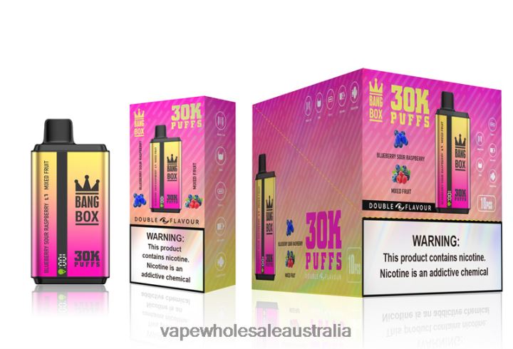 E Cig Wholesale - Bang Box 30000 Puffs Dual Flavors Blueberry Sour Raspberry & Mixed Fruit 608HD66