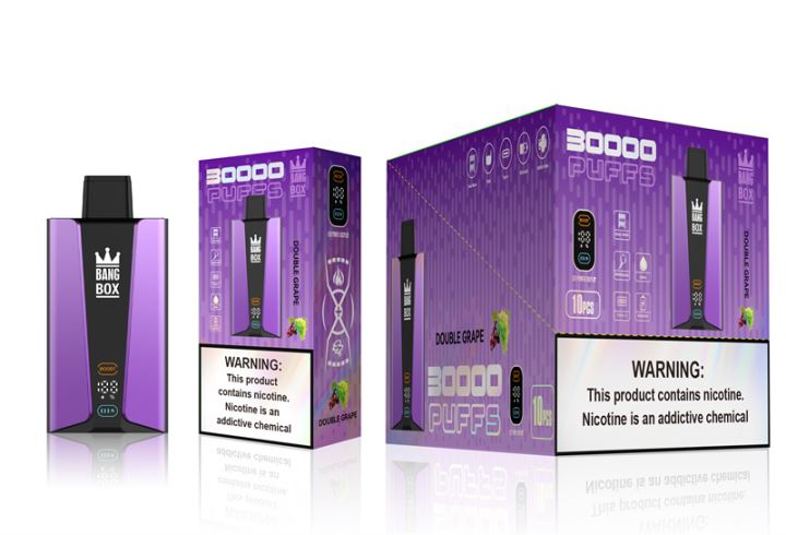 E Cig Wholesale - Bang Box 30000 Puffs Smart Screen Double Grape 608HD85