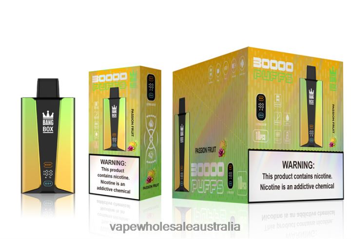 E Cig Wholesale Distributors - Bang Box 30000 Puffs Smart Screen Passion Fruit 608HD84