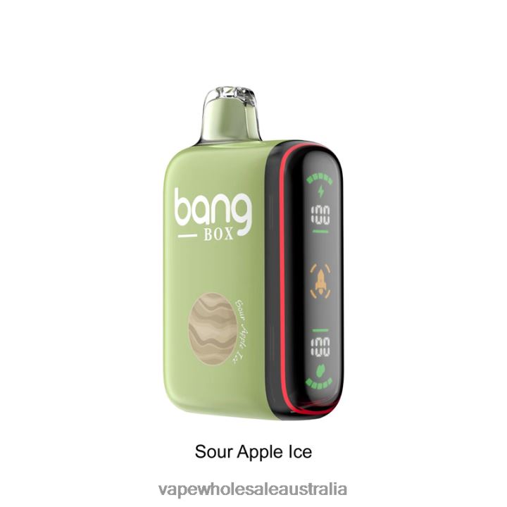 E Cig Wholesale Distributors - Bang Box 9000-18000 Puffs Intelligent Power Display Sour Apple Ice 608HD28