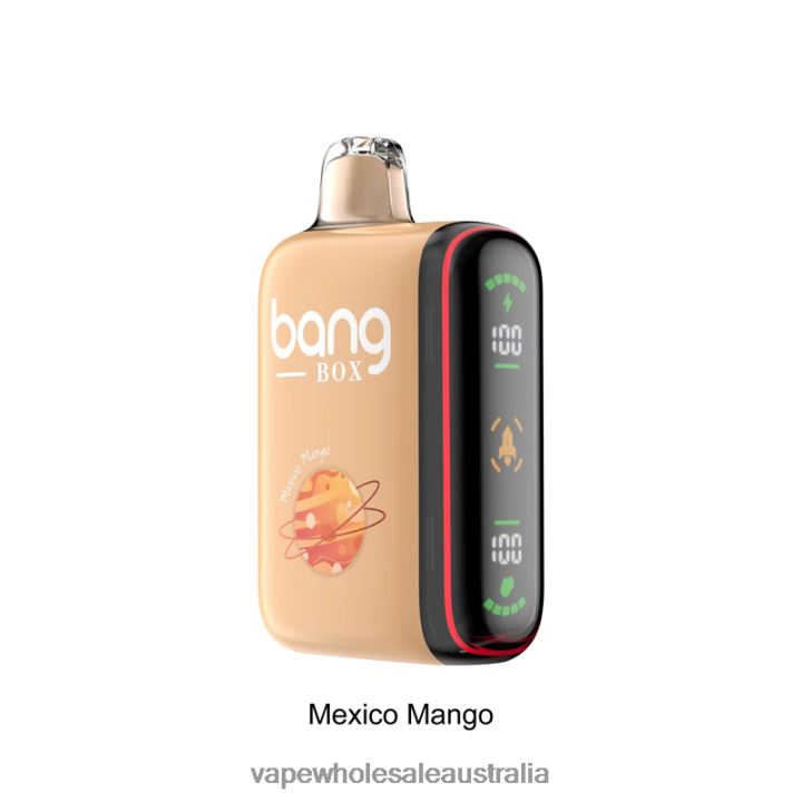 E Cigarettes Wholesale Suppliers - Bang Box 9000-18000 Puffs Intelligent Power Display Mexican Mango 608HD31