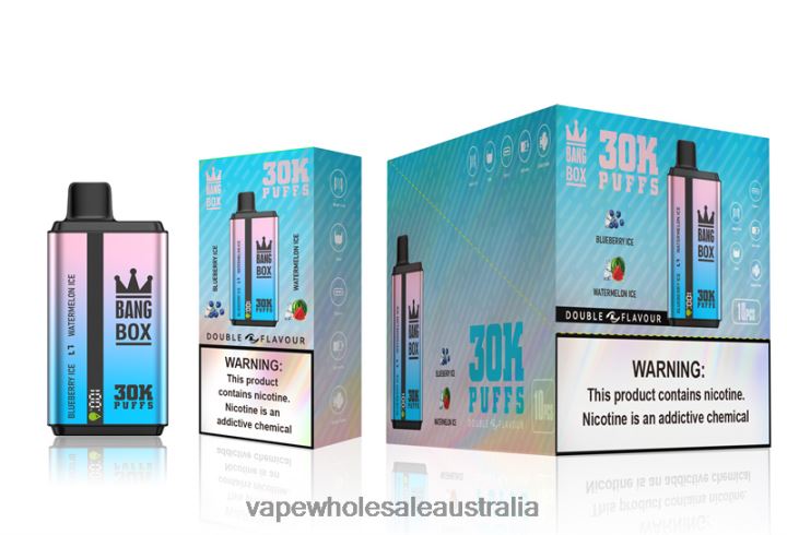 Electronic Cigarette Wholesale - Bang Box 30000 Puffs Dual Flavors Blueberry Ice & Watermelon Ice 608HD69