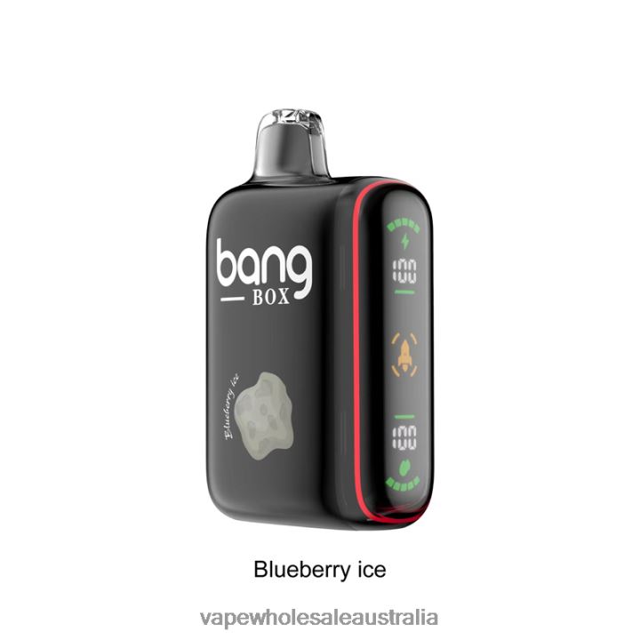 Electronic Cigarette Wholesale - Bang Box 9000-18000 Puffs Intelligent Power Display Blueberry Ice 608HD32