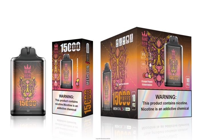 Electronic Cigarette Wholesale - Bang Box S1-15000 Puffs Mango Peach Watermelon 608HD107