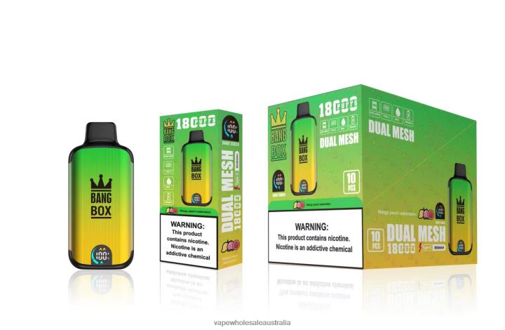 Electronic Cigarette Wholesale Supplier - Bang Box 18000 puffs Mango Peach Watermelon 608HD89