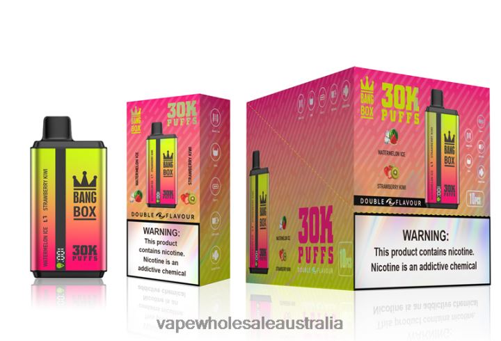 Vape Wholesale Aus - Bang Box 30000 Puffs Dual Flavors Watermelon Ice & Strawberry Kiwi 608HD62