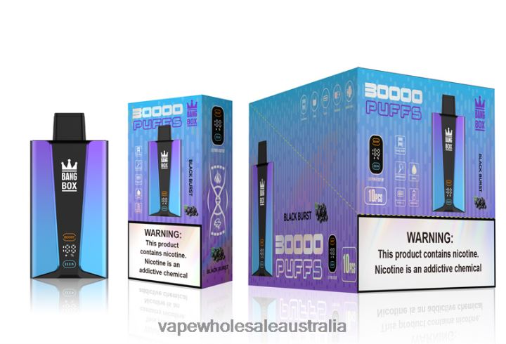 Vape Wholesale Australia - Bang Box 30000 Puffs Smart Screen Black Burst 608HD77