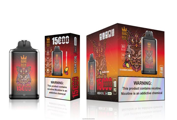 Vape Wholesale Distributor - Bang Box S1-15000 Puffs Strawberry Mango 608HD101