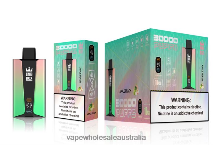 Vape Wholesale Global - Bang Box 30000 Puffs Smart Screen Apple Peach 608HD83