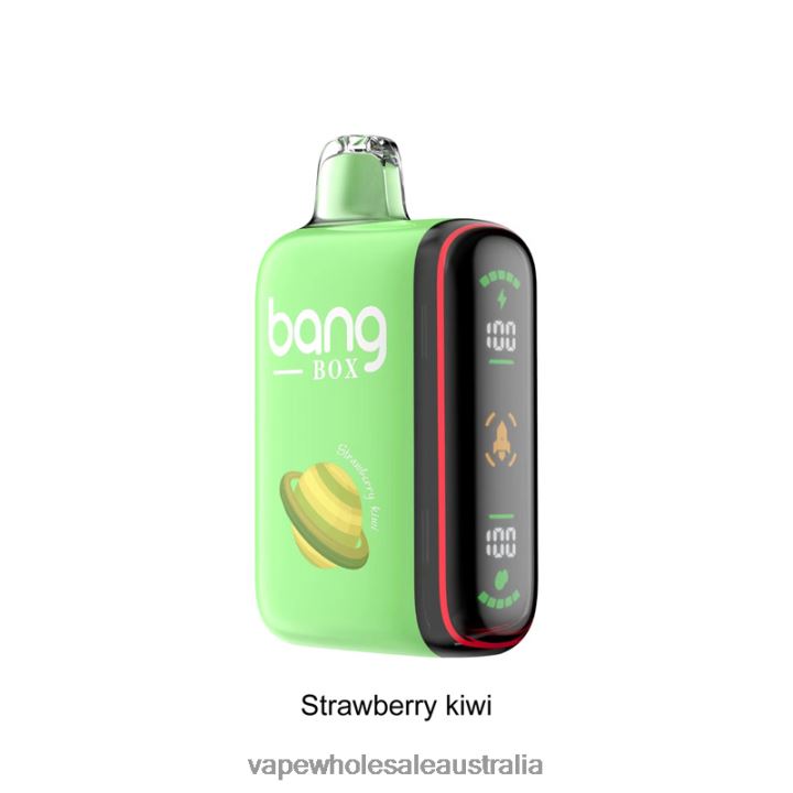 Vape Wholesale Global - Bang Box 9000-18000 Puffs Intelligent Power Display Strawberry Kiwi 608HD27