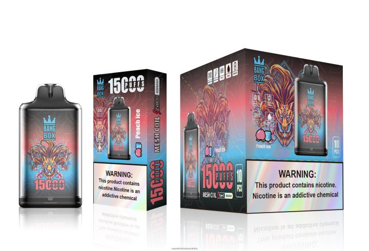 Vape Wholesale Global - Bang Box S1-15000 Puffs Peach Ice 608HD102