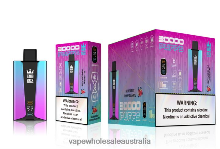 Vape Wholesale Supplier - Bang Box 30000 Puffs Smart Screen Blueberry Pomgerante 608HD80