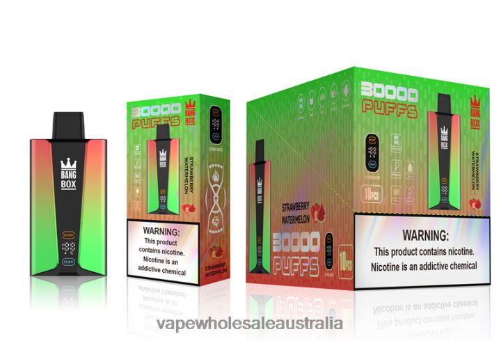 Vaping Supplies Amazon - Bang Box 30000 Puffs Smart Screen Strawberry Watermelon 608HD75