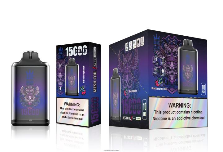 Vaping Supplies Australia - Bang Box S1-15000 Puffs Black Dragon Ice 608HD110