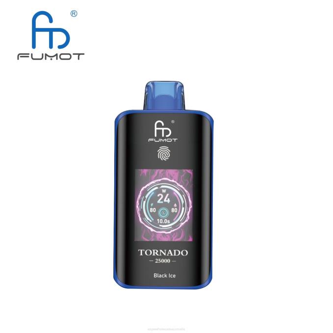 Vape Wholesale Australia - Black Ice Fumot Tornado 25000 Disposable Vape N4BV2