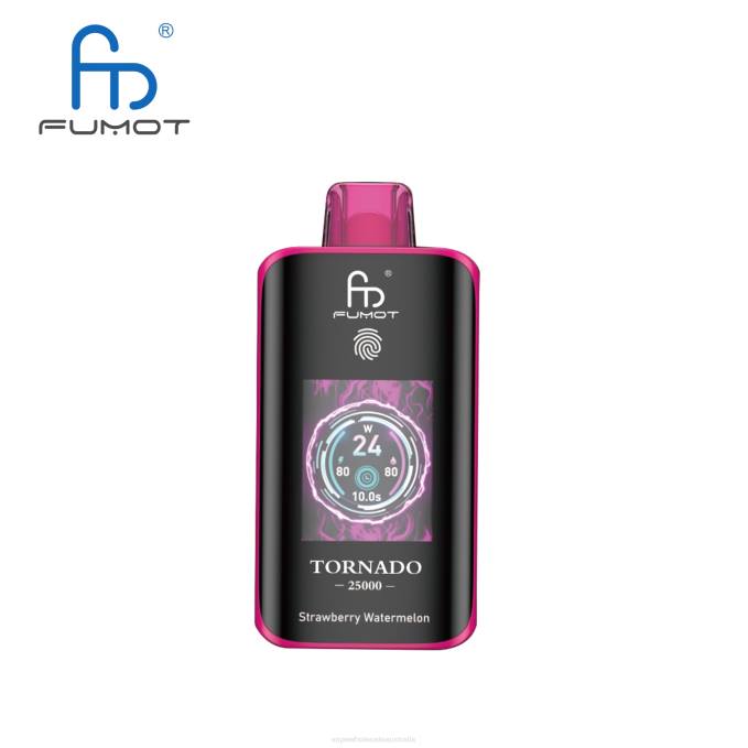 Vape Wholesale Distributor Australia - Strawberry Watermelon Fumot Tornado 25000 Disposable Vape N4BV16
