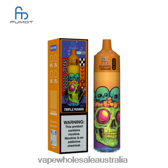 E Cig Wholesale - Fumot Tornado 30K Music Triple Mango H06JN29