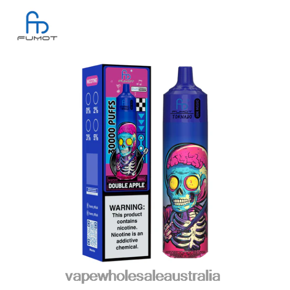 E Cigarette Wholesale - Fumot Tornado 30K Music Double Apple H06JN11