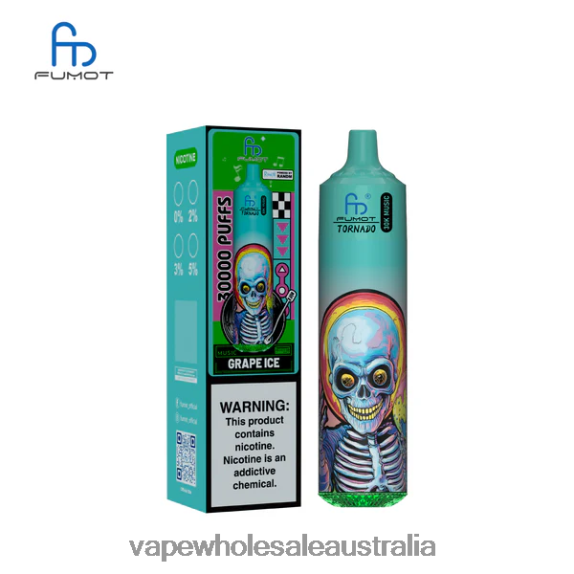 Electronic Cigarette Wholesale - Fumot Tornado 30K Music Grape Ice H06JN13
