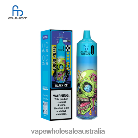 Vape Wholesale Australia - Fumot Tornado 30K Music Black Ice H06JN2