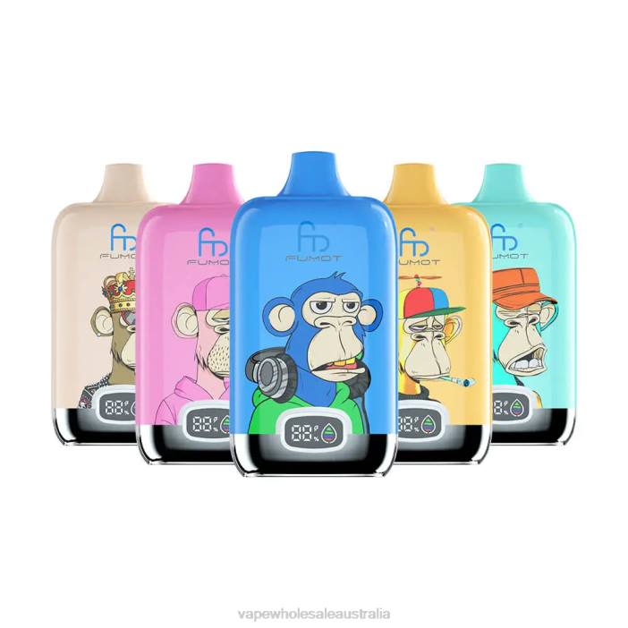 Disposable - vape wholesale Australia 4DF0R4 Fumot Tornado Digital Box 12000