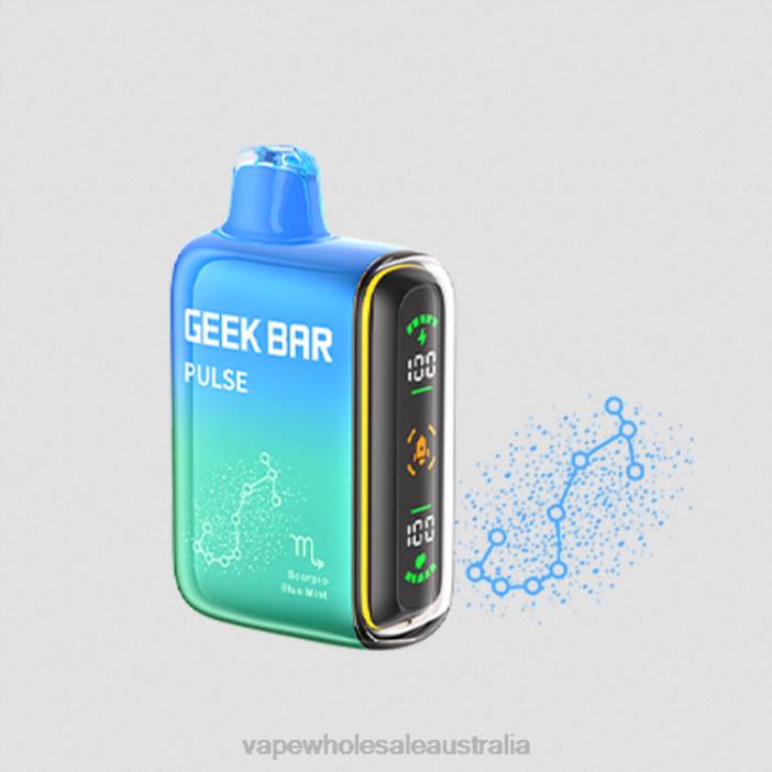 Blue Mint - vape wholesale Melbourne 4DF0R73 GEEK BAR Pulse Zodiac Edition 7500 PUFFS/15000 PUFFS
