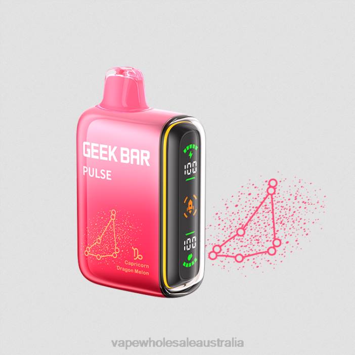 Dragon Melon - vape wholesale distributor Australia 4DF0R70 GEEK BAR Pulse Zodiac Edition 7500 PUFFS/15000 PUFFS